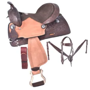 12" DOUBLE T PONY SADDLE SET