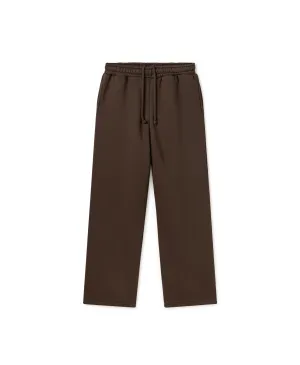600 GSM 'Dark Chocolate' Straight-leg Pants