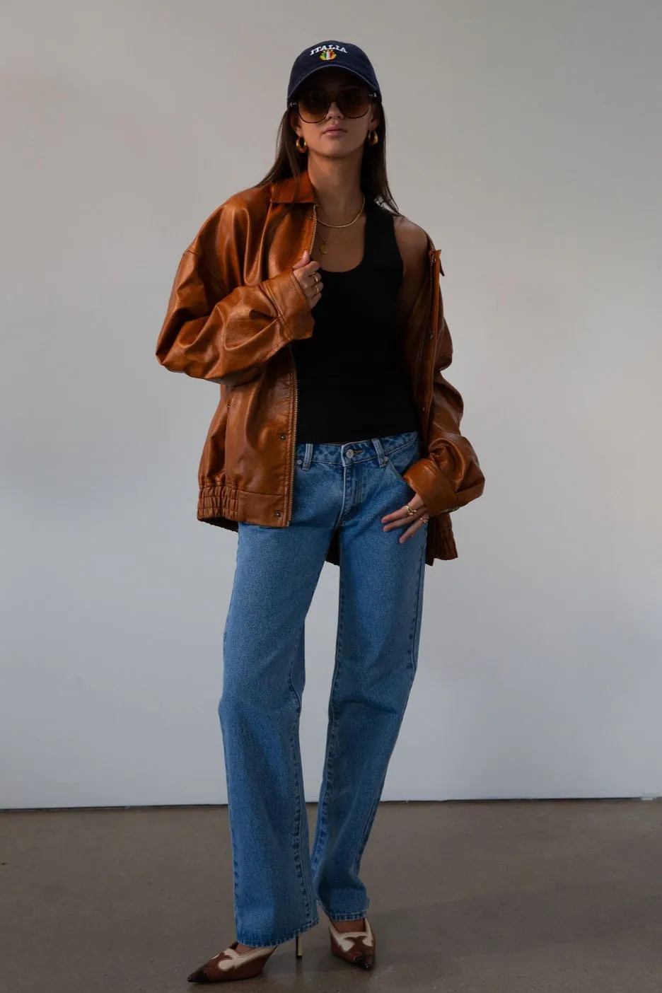 99 Low Straight Jeans by Abrand Jeans