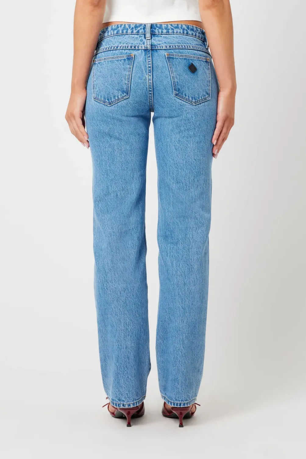 99 Low Straight Jeans by Abrand Jeans