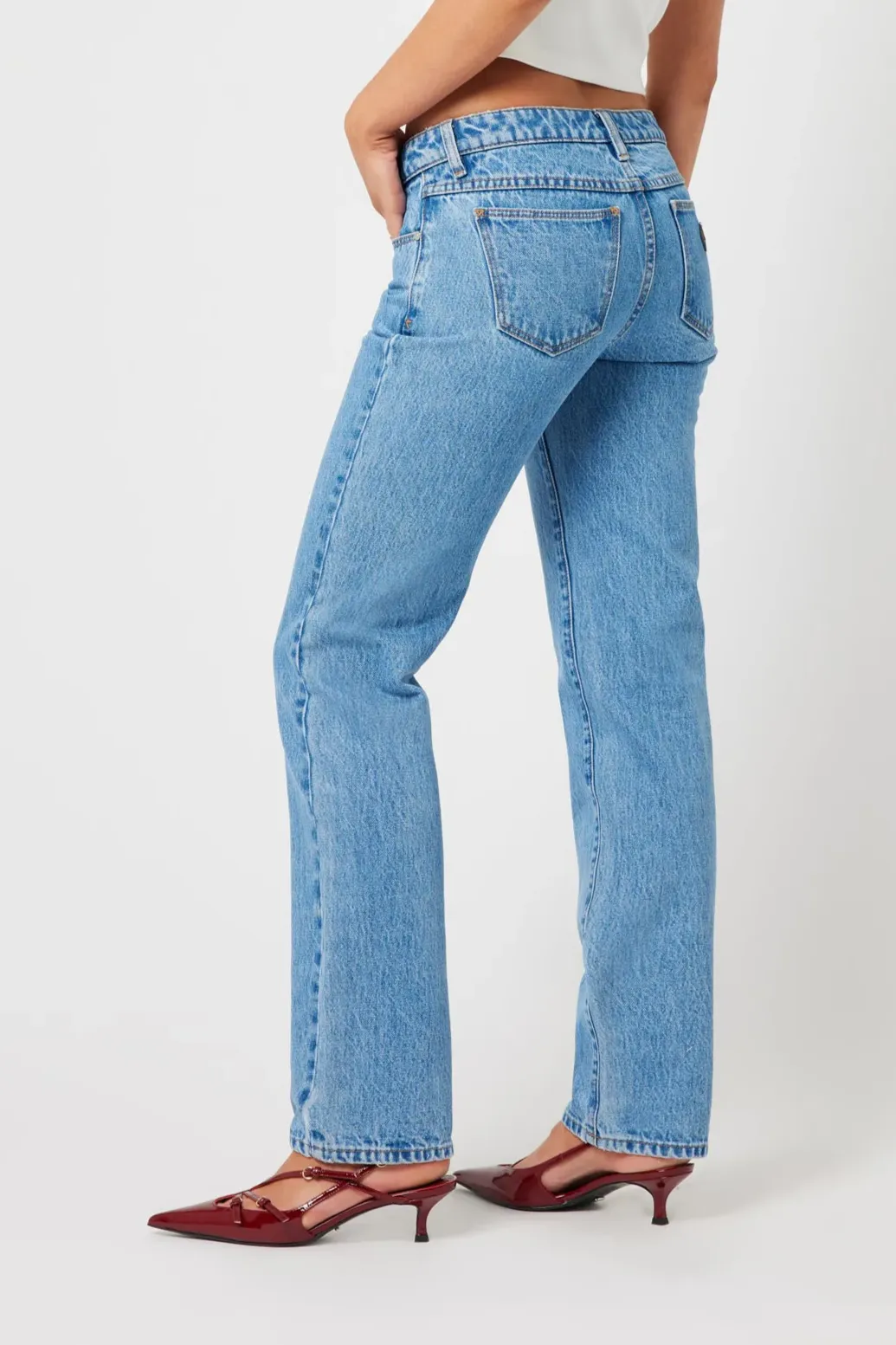 99 Low Straight Jeans by Abrand Jeans