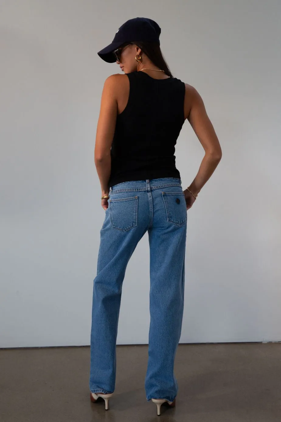 99 Low Straight Jeans by Abrand Jeans