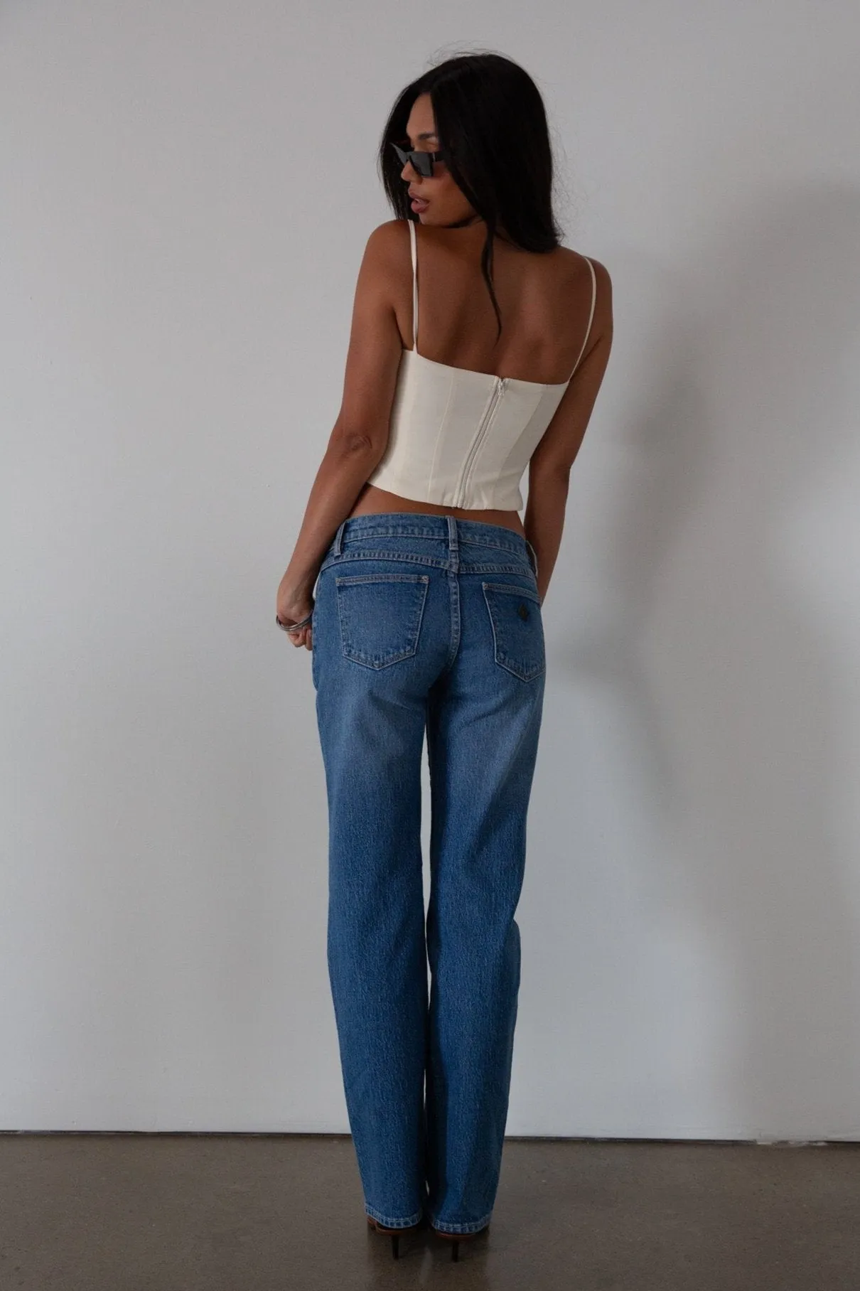 99 Low Straight Jeans by Abrand Jeans