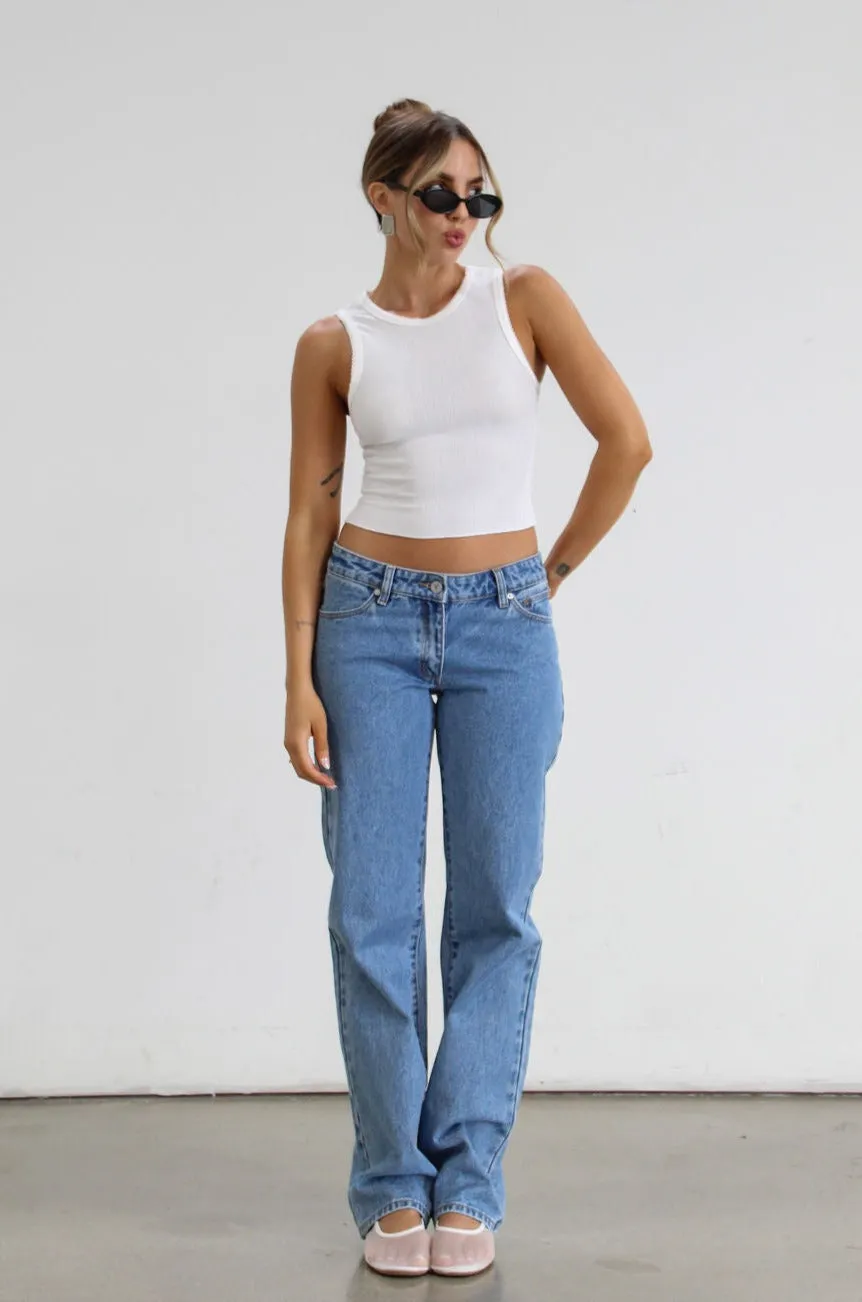 99 Low Straight Jeans by Abrand Jeans