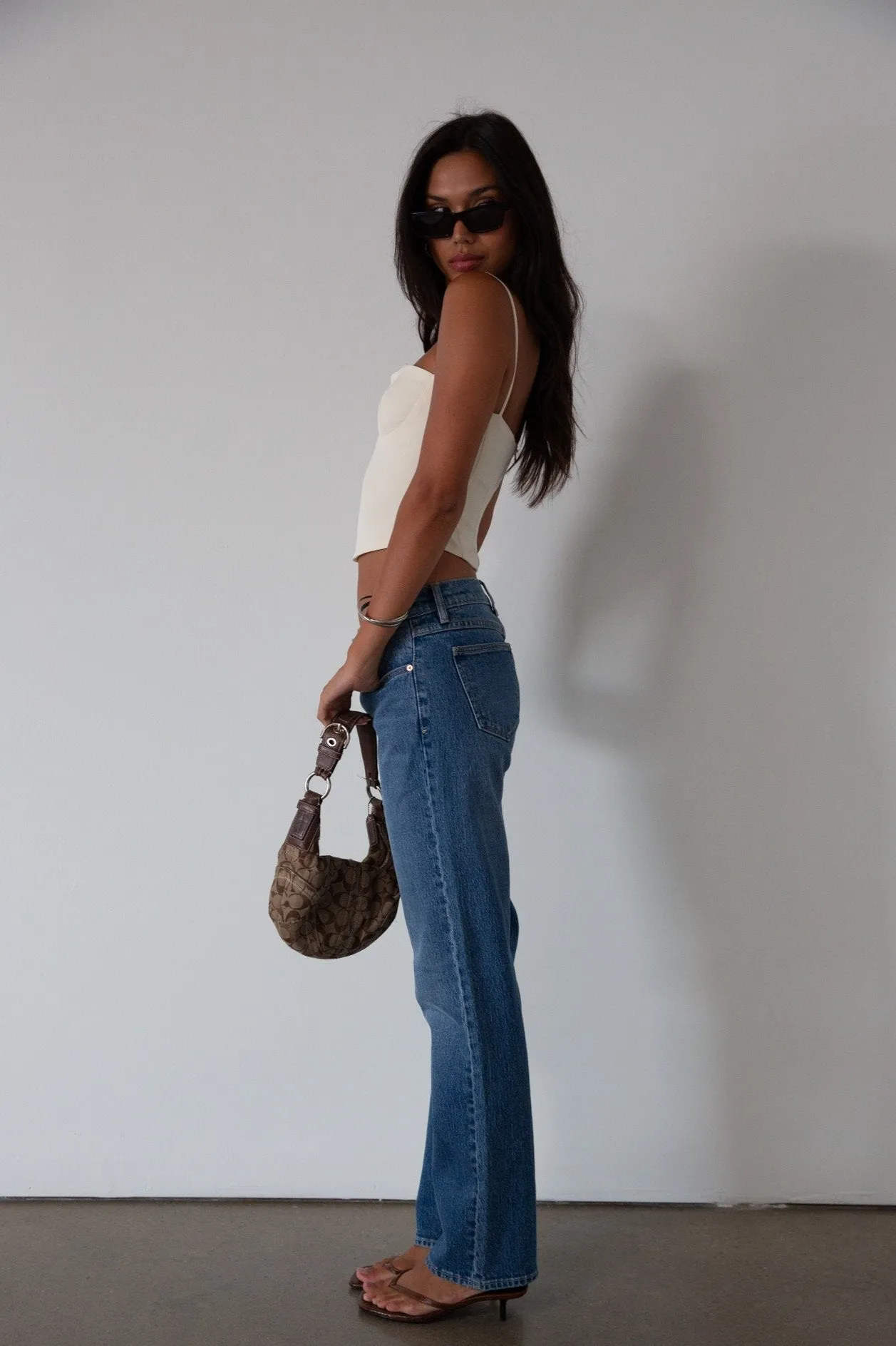 99 Low Straight Jeans by Abrand Jeans