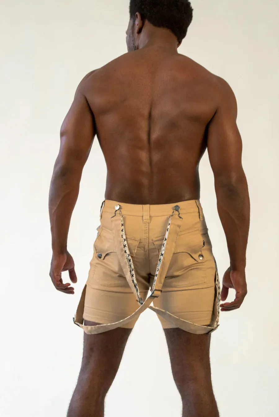 Alex Strapped Short (Almond)