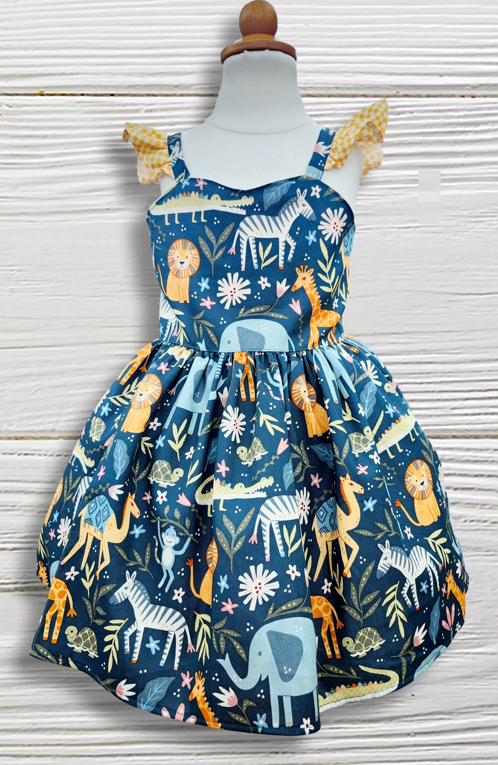 Animal print dress Girls Zoo themed dress, Safari dress for baby, Girls jungle theme dress, Animal girls dress , Toddler jungle dress