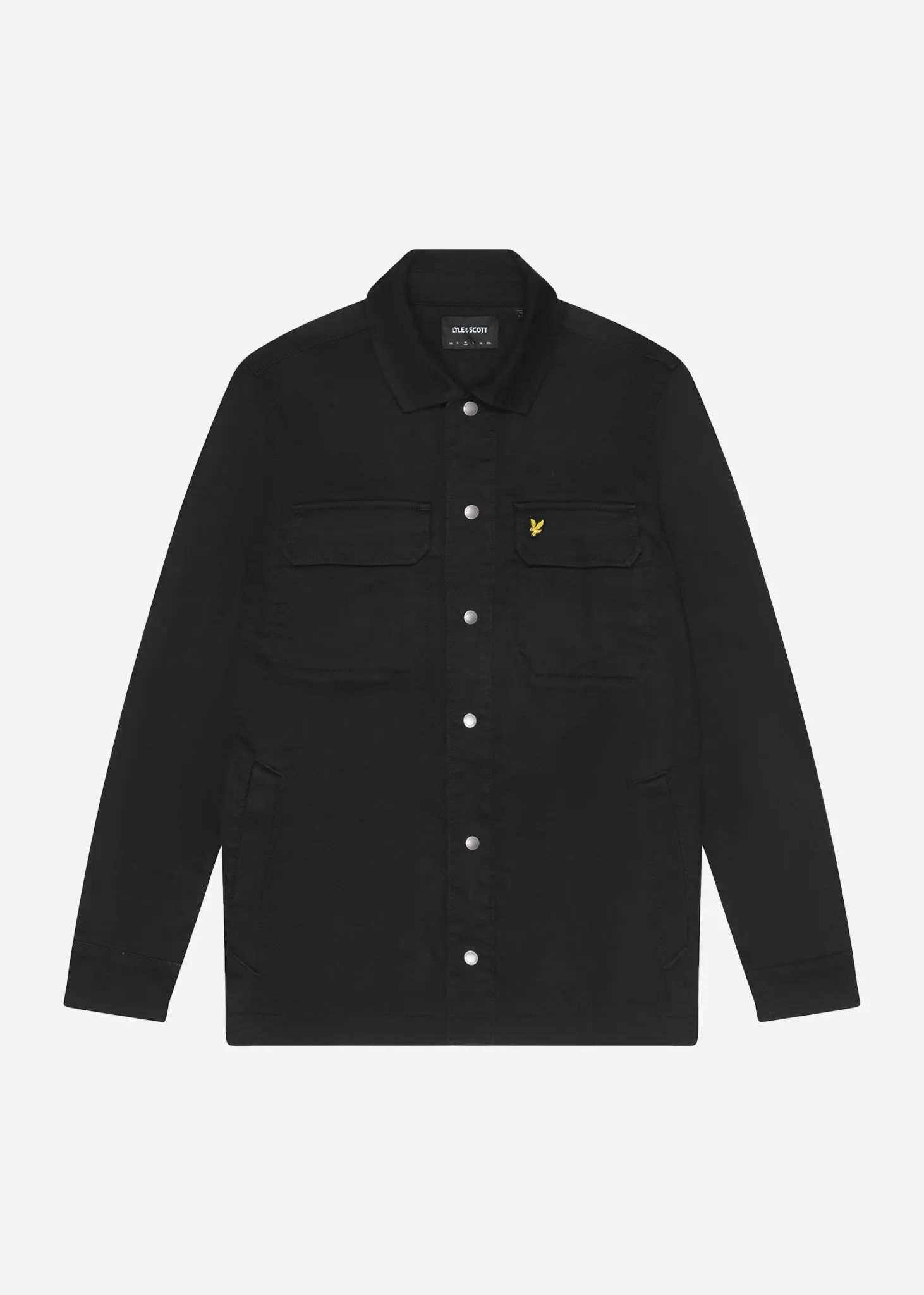 Bedford cord overshirt - jet black