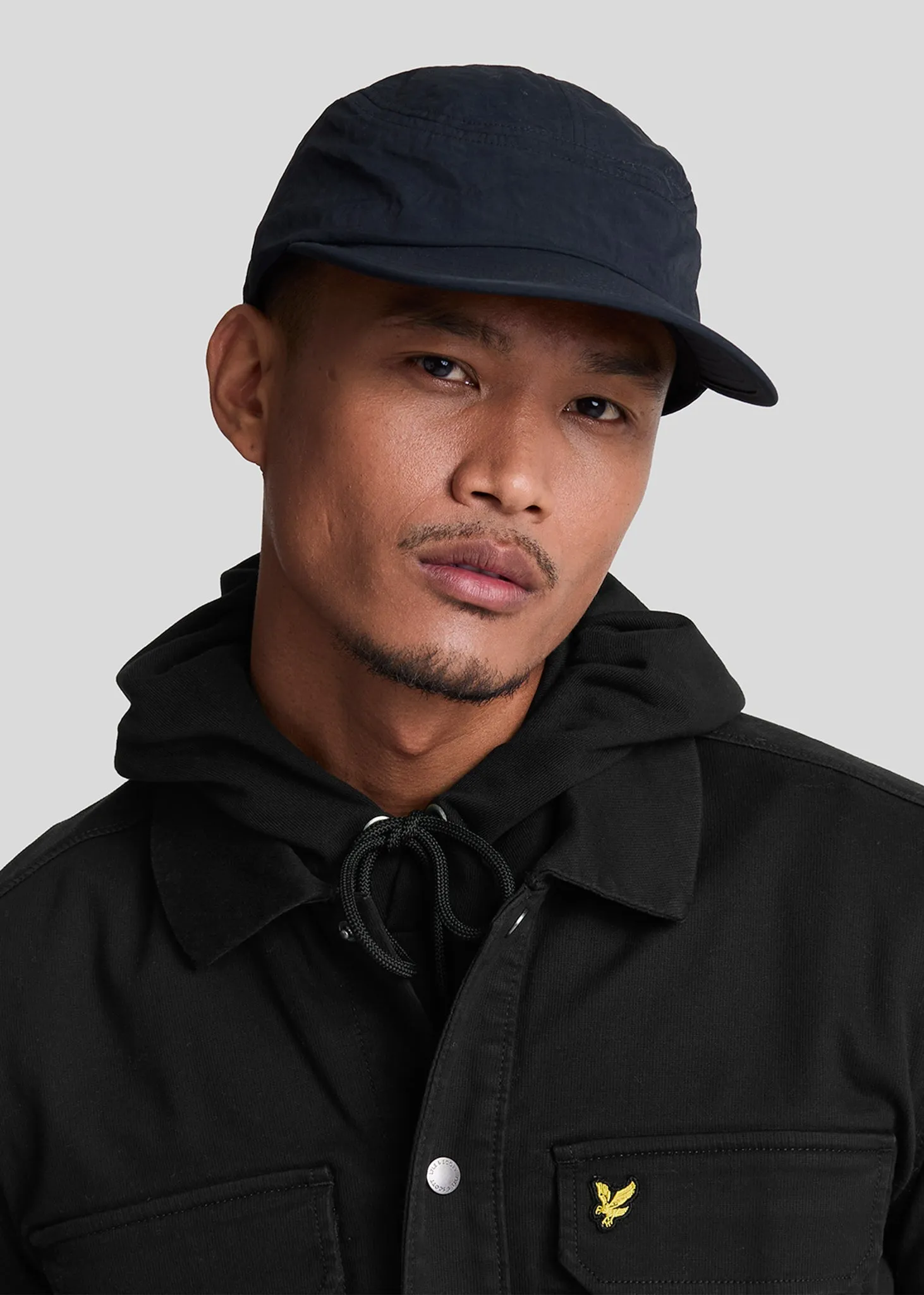 Bedford cord overshirt - jet black