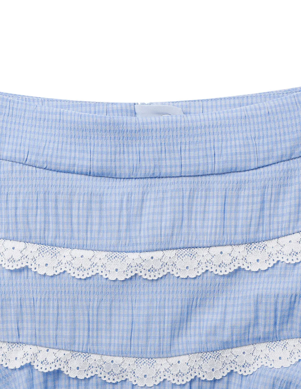 BORA AKSU Lace Paneled A-Line Skirt