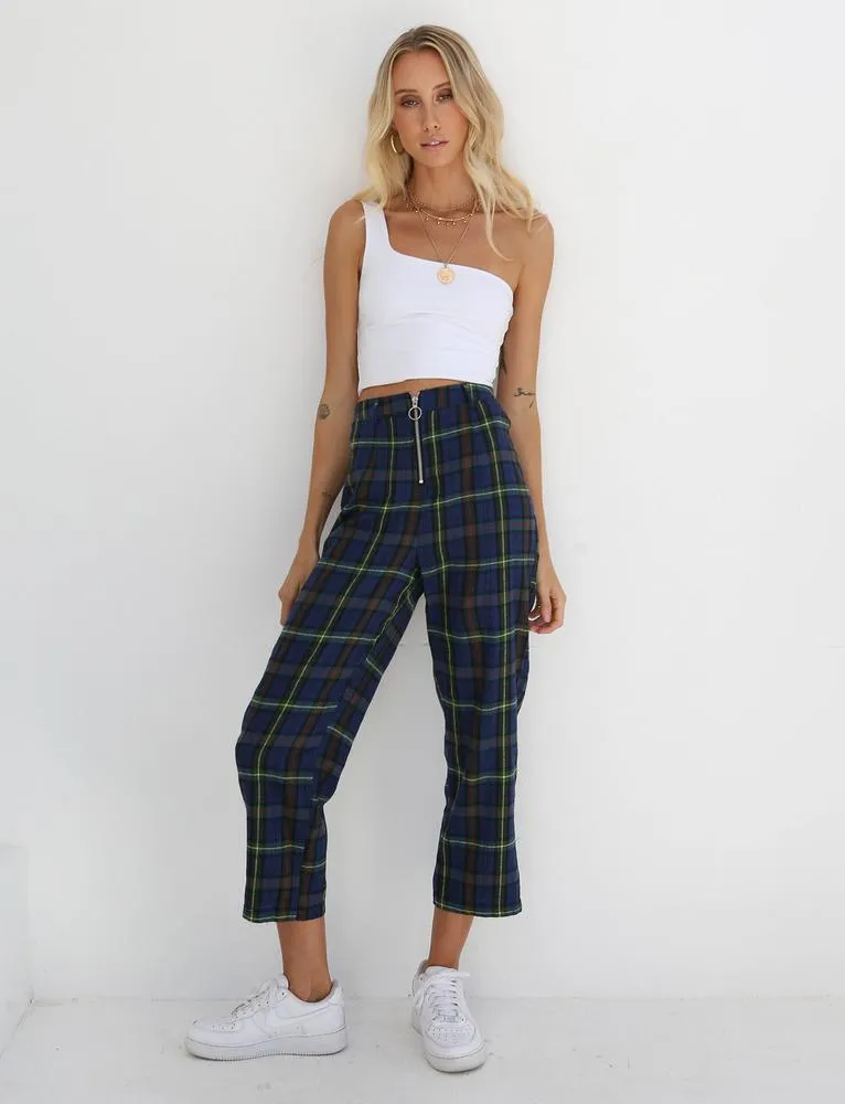 Checka Pants - Blue Check