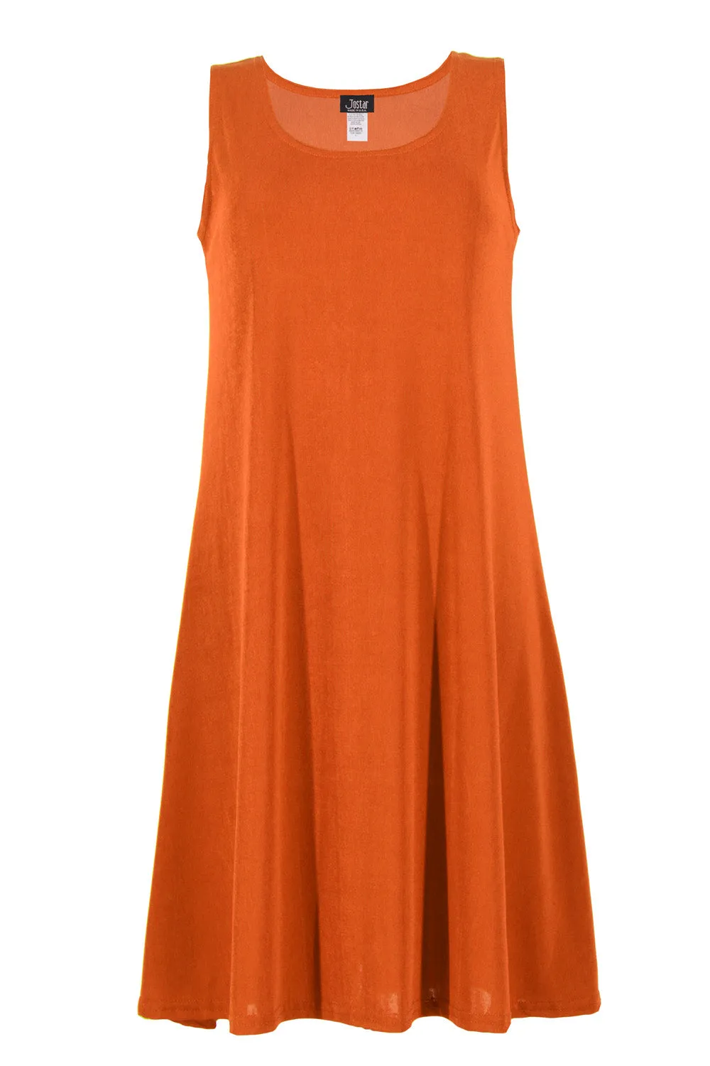 Classic Stretch Short Sleeveless Dress-7003BN-TRS1