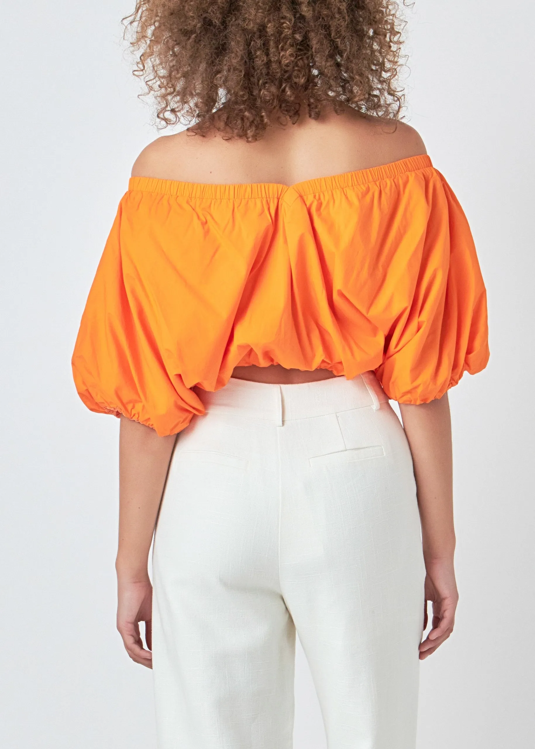 Cropped Off the Shoulder Top