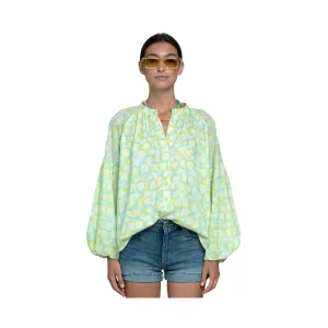 Emory Blouse in Abstract Geo