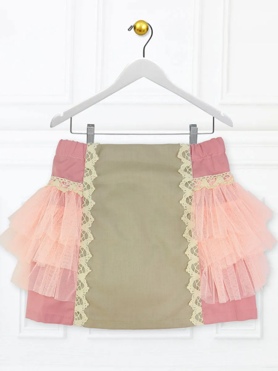 FAMKE - Girls Skirt Sewing Pattern (2-10)
