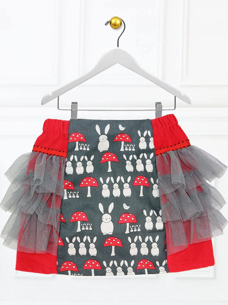 FAMKE - Girls Skirt Sewing Pattern (2-10)