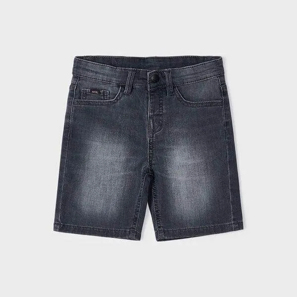 GREY DENIM SHORT FOR BOYS