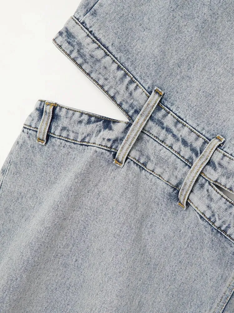 HEYFANCYSTYLE Haute Couture Cutout Jeans