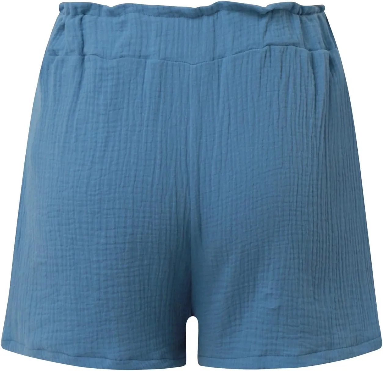 High Waisted Slacks Shorts for Women Elastic Waist with Pockets Casual Beach Vacation Shorts Loose Fitting