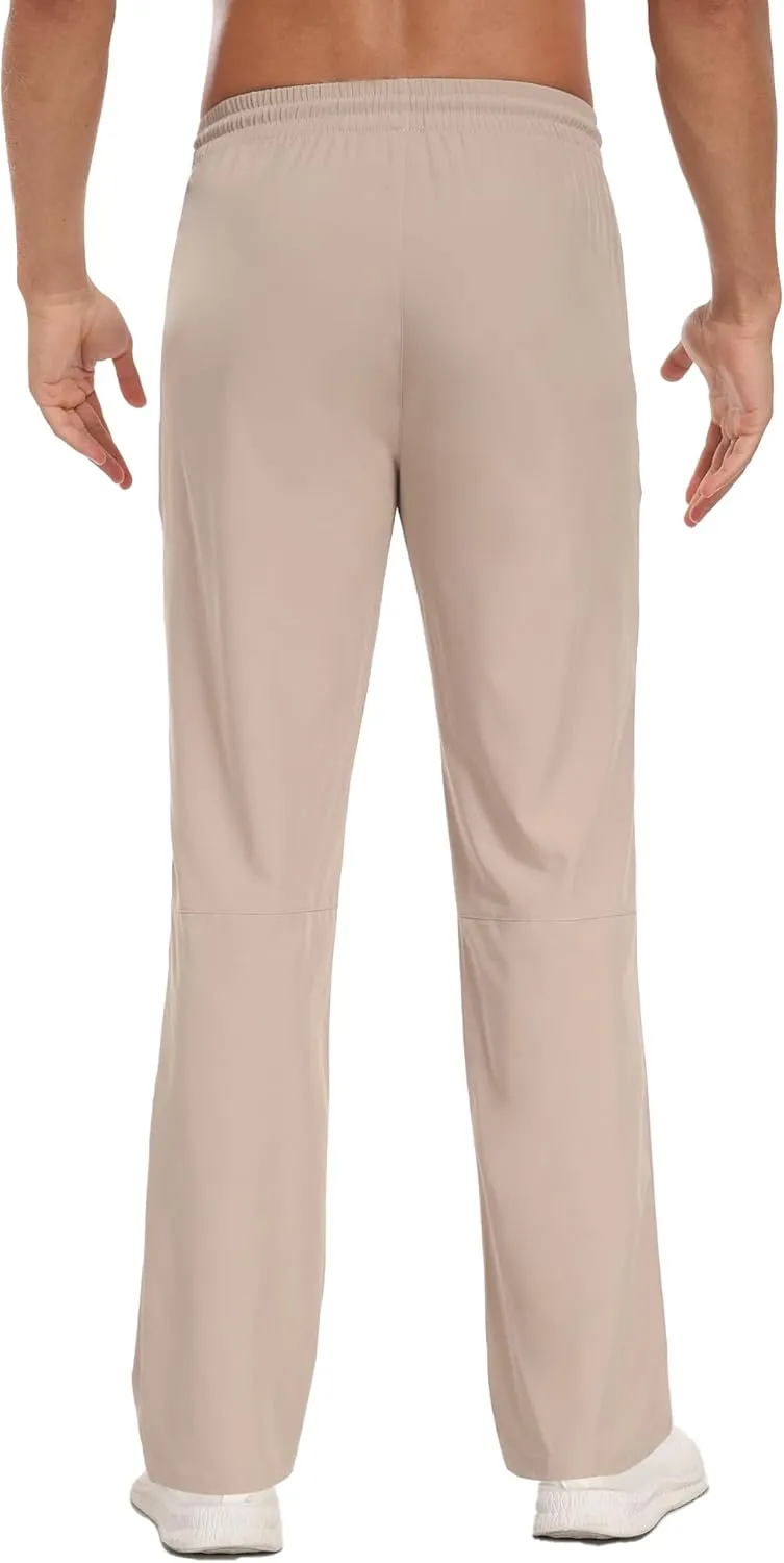 Hiking Pants Men Cargo Pants Water Resistant Lightweight Work Casual Pants Joggers with Zipper Pockets Outdoor HH24019M