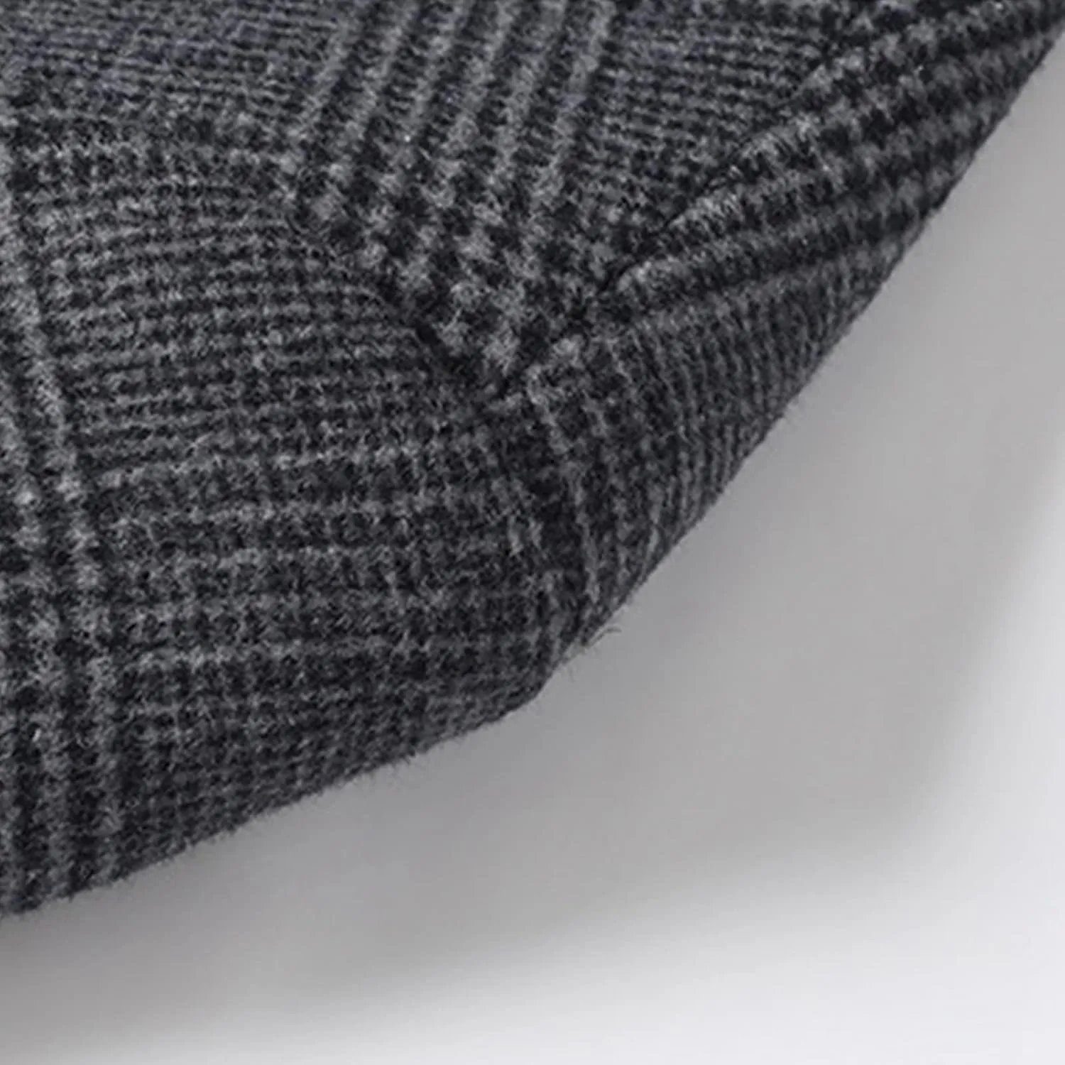Mens Plaid Wool Blend Sport Coat Vintage Checked 2 Button Suit Jackets Slim Fit Single Breasted Blazer Overcoats