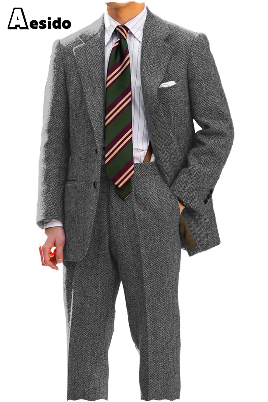Men's Suit 2 Piece Notch Lapel Blazer（Blazer Pants）