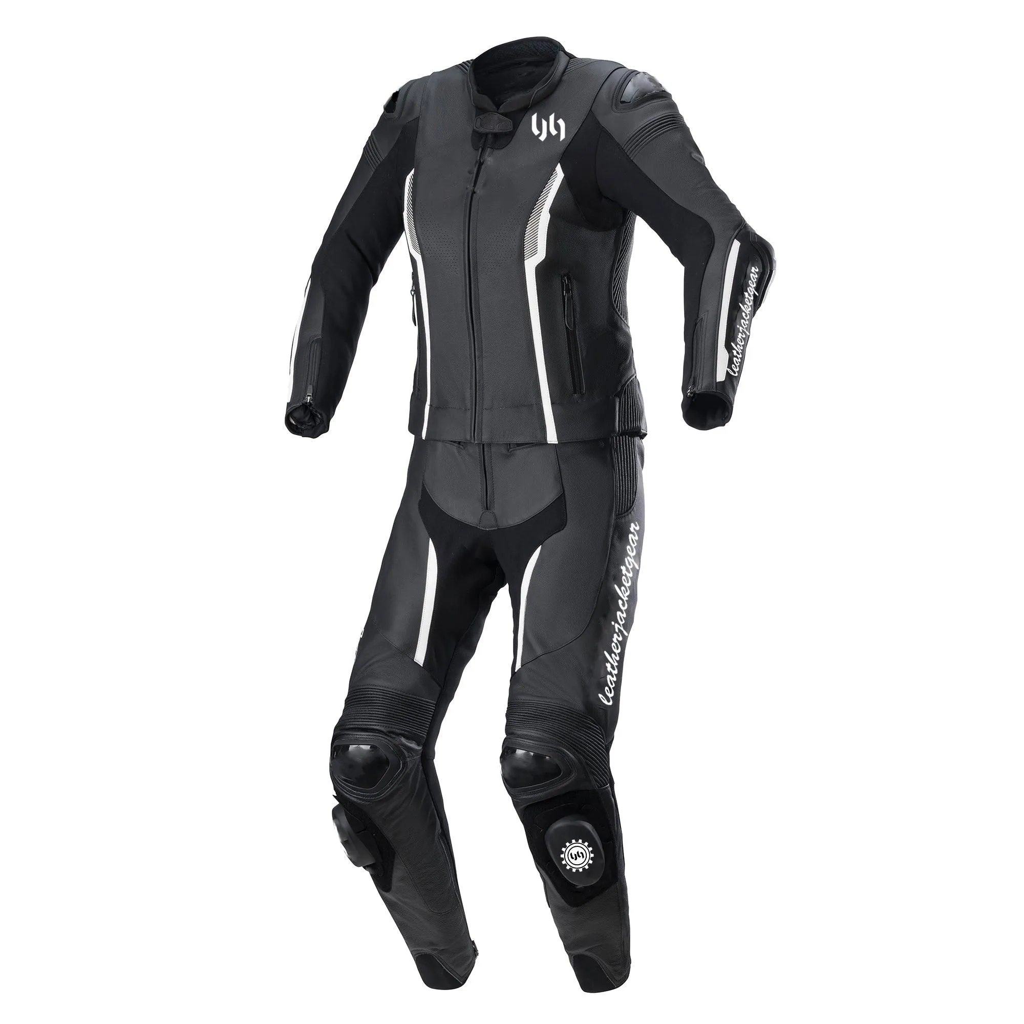 Missile V2 2 Piece Leather Custom Motorcycle Race Suit