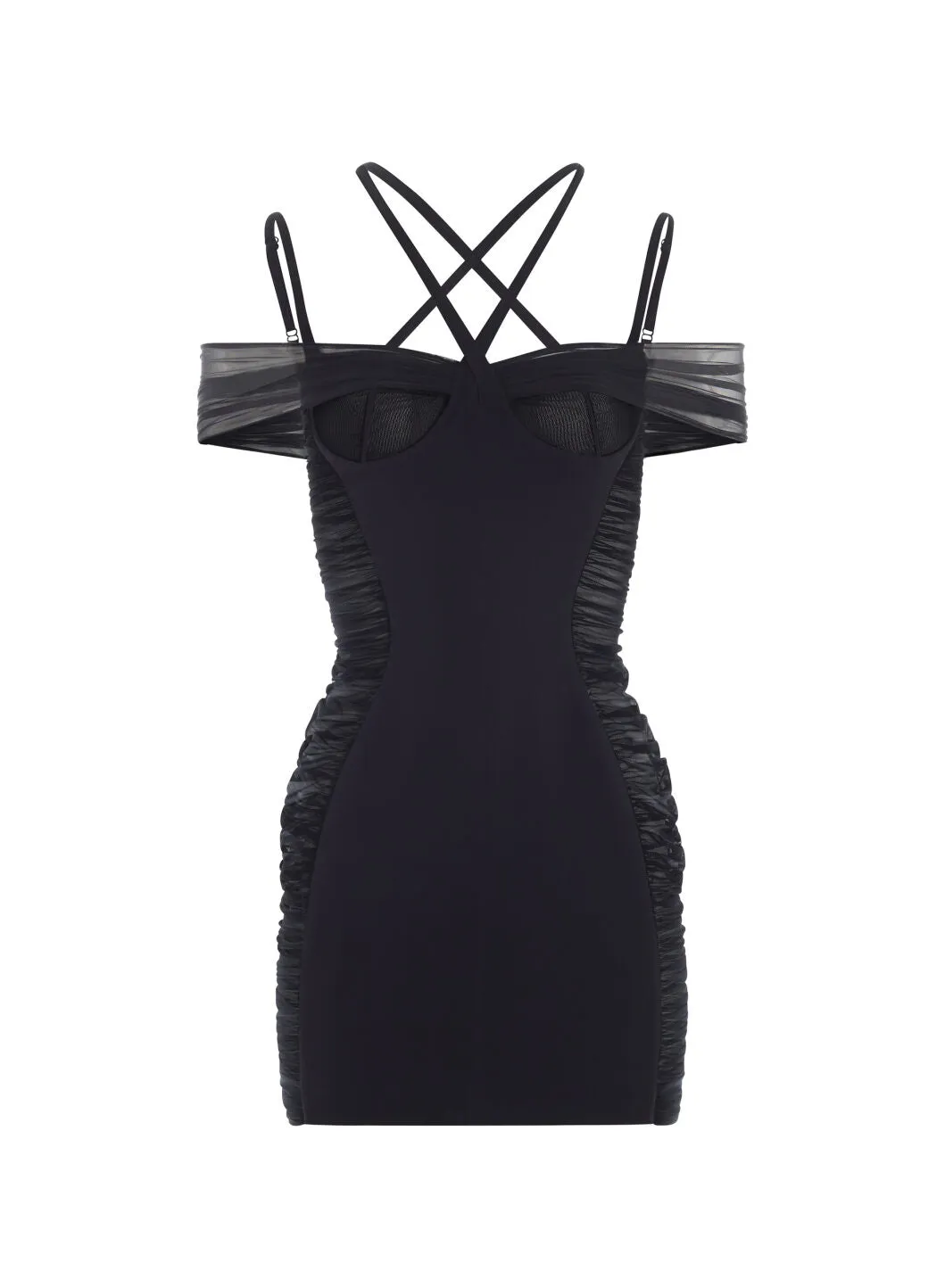 Mugler RO1549 dress black 1999