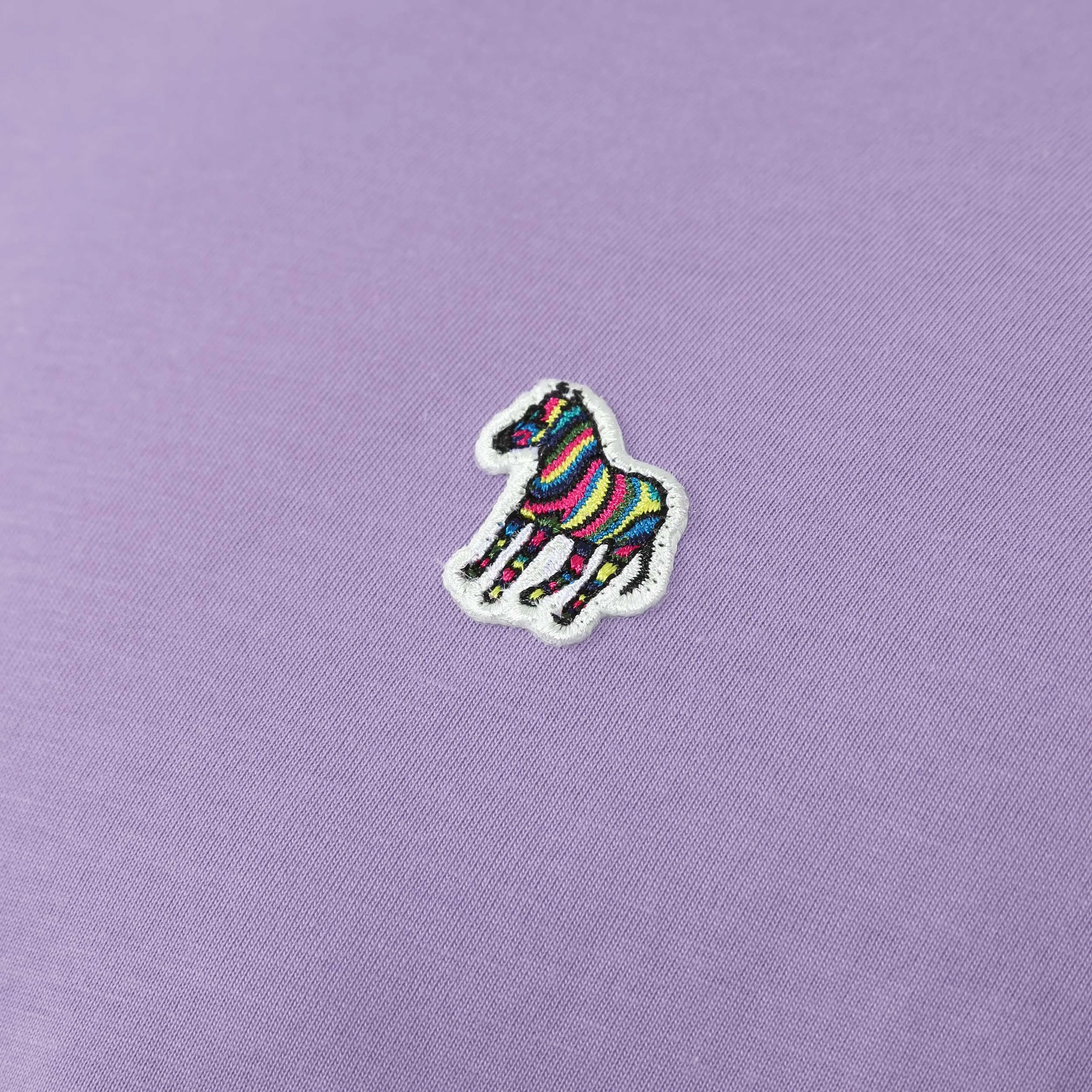 Paul Smith Zebra Badge T Shirt in Lilac
