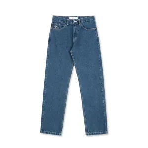 Polar 89 Mens Blue Wash Denim Pants - Stylish Casual Wear
