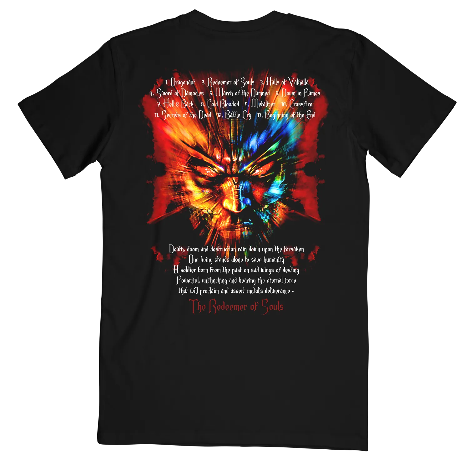 Redeemer of Souls Tracklist Tee