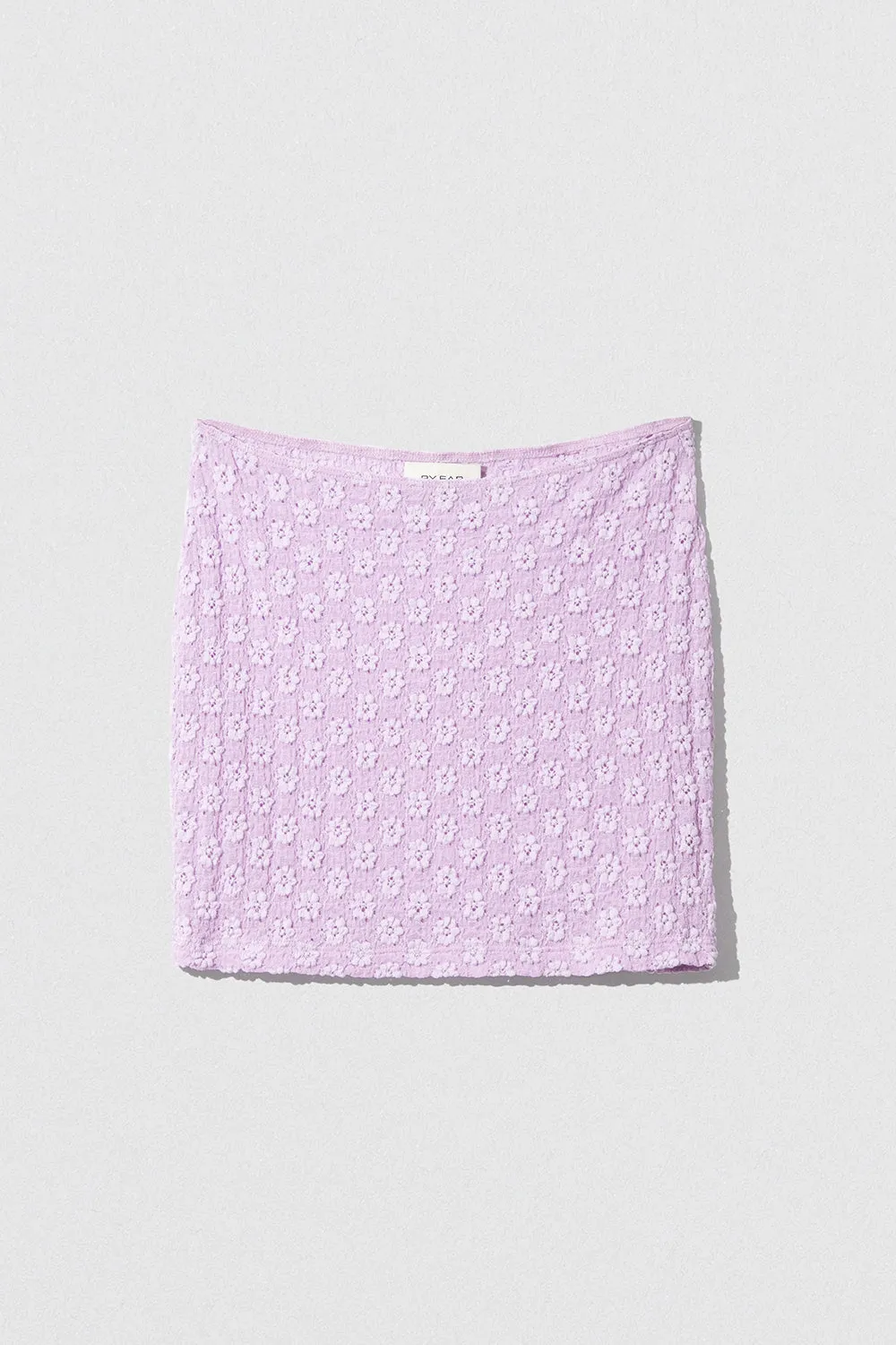 Rubi Mini Skirt Lilac Floral Lace