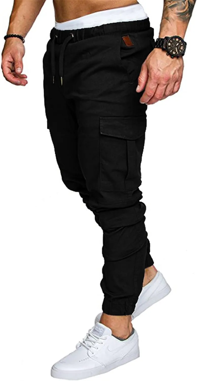 SIR7 Mens Fashion Joggers Sports Pants Athletic Workout Trousers Casual Cargo Pants