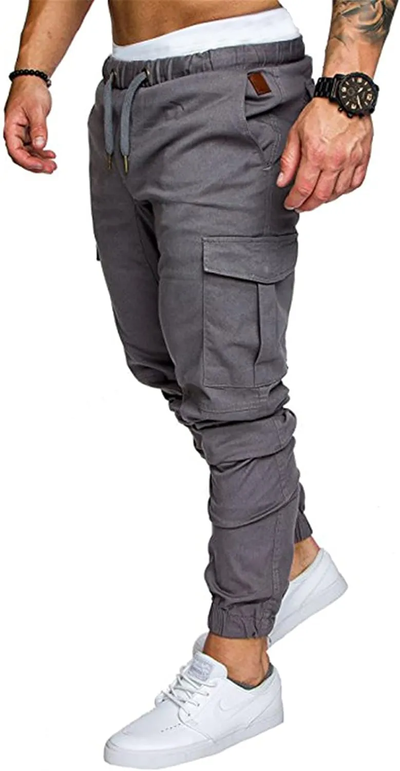 SIR7 Mens Fashion Joggers Sports Pants Athletic Workout Trousers Casual Cargo Pants