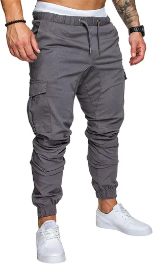 SIR7 Mens Fashion Joggers Sports Pants Athletic Workout Trousers Casual Cargo Pants