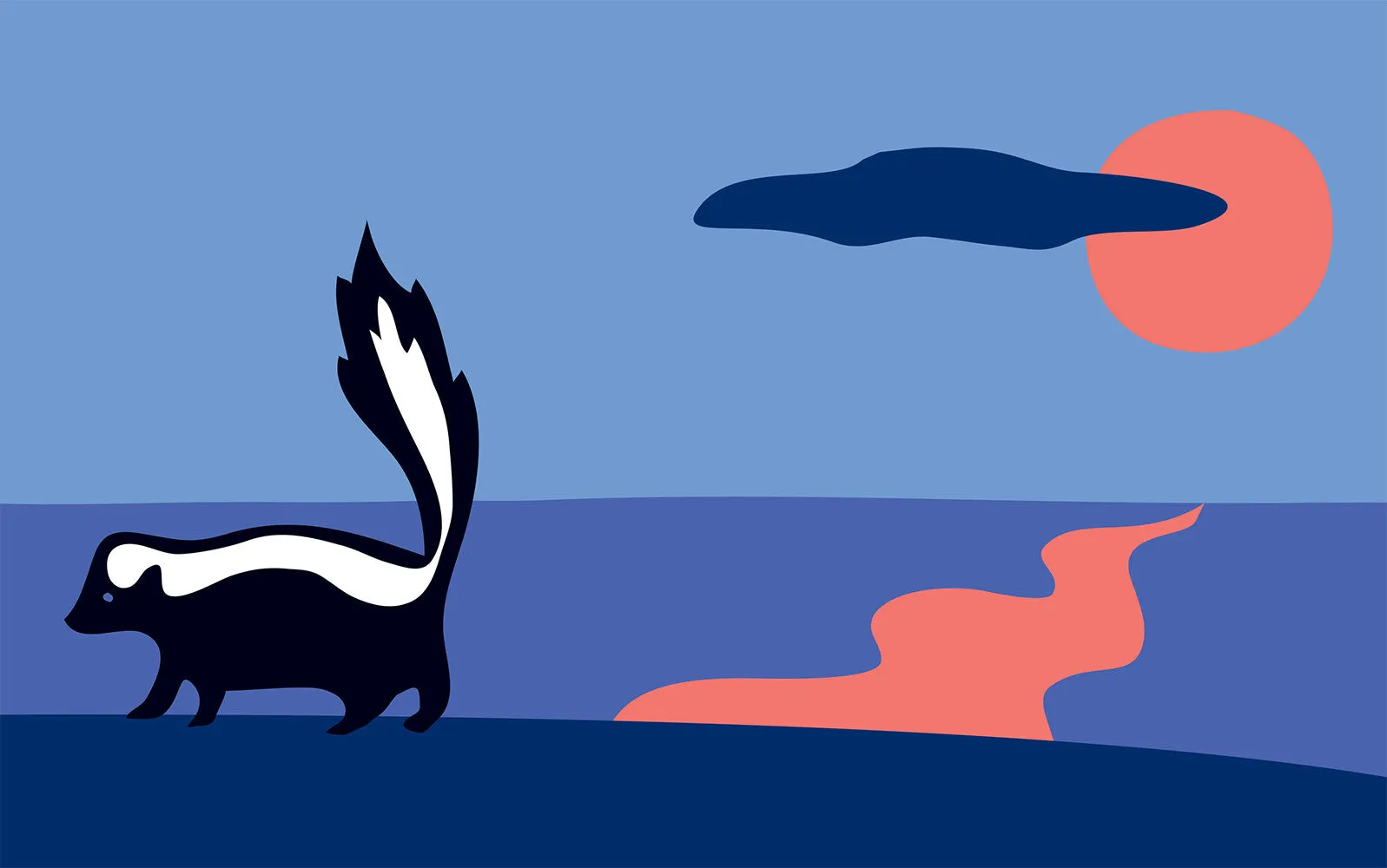 Skunk T-Shirt - Short Sleeve, Kids