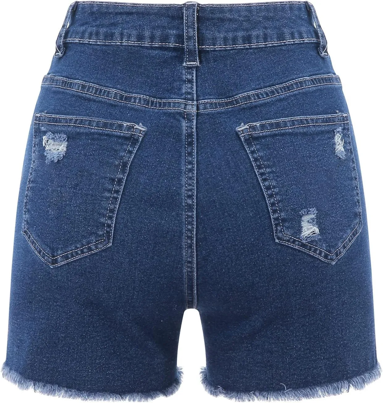 Stretchy Jean Shorts for Women High Waist Summer Beach Bermuda Shorts Casual Trendy Ripped Loose Fit Hot Denim Shorts