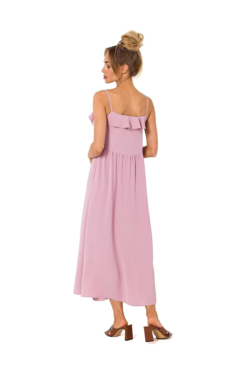 TEEK - Ruffled Top Long Tank Dress
