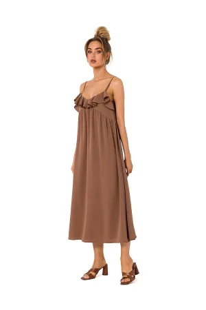 TEEK - Ruffled Top Long Tank Dress