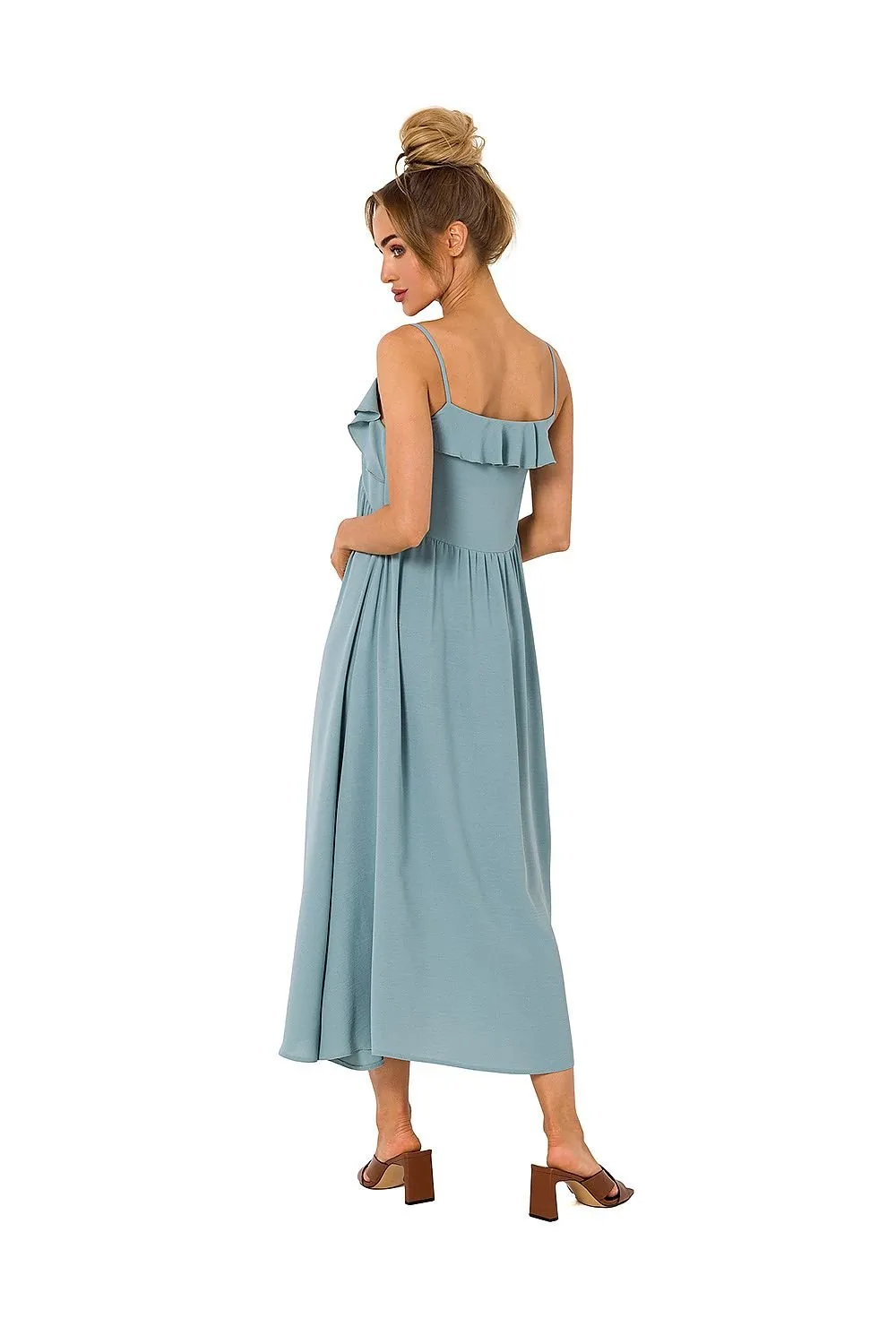 TEEK - Ruffled Top Long Tank Dress