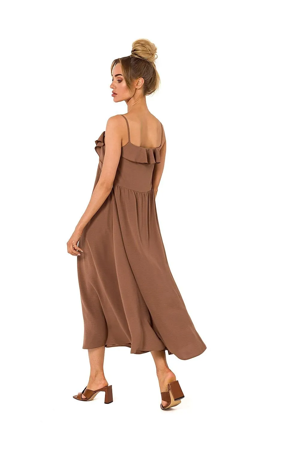 TEEK - Ruffled Top Long Tank Dress