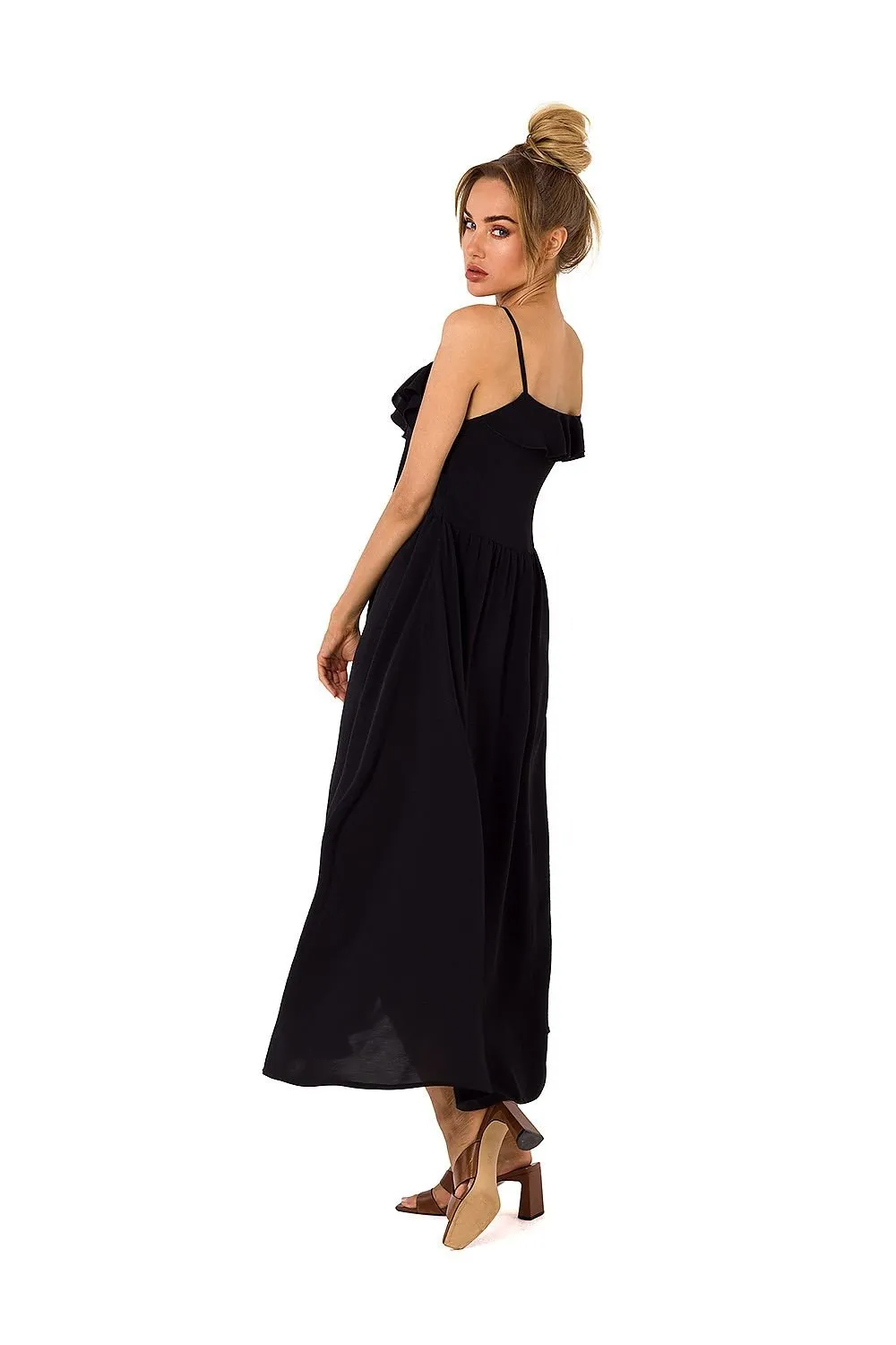 TEEK - Ruffled Top Long Tank Dress