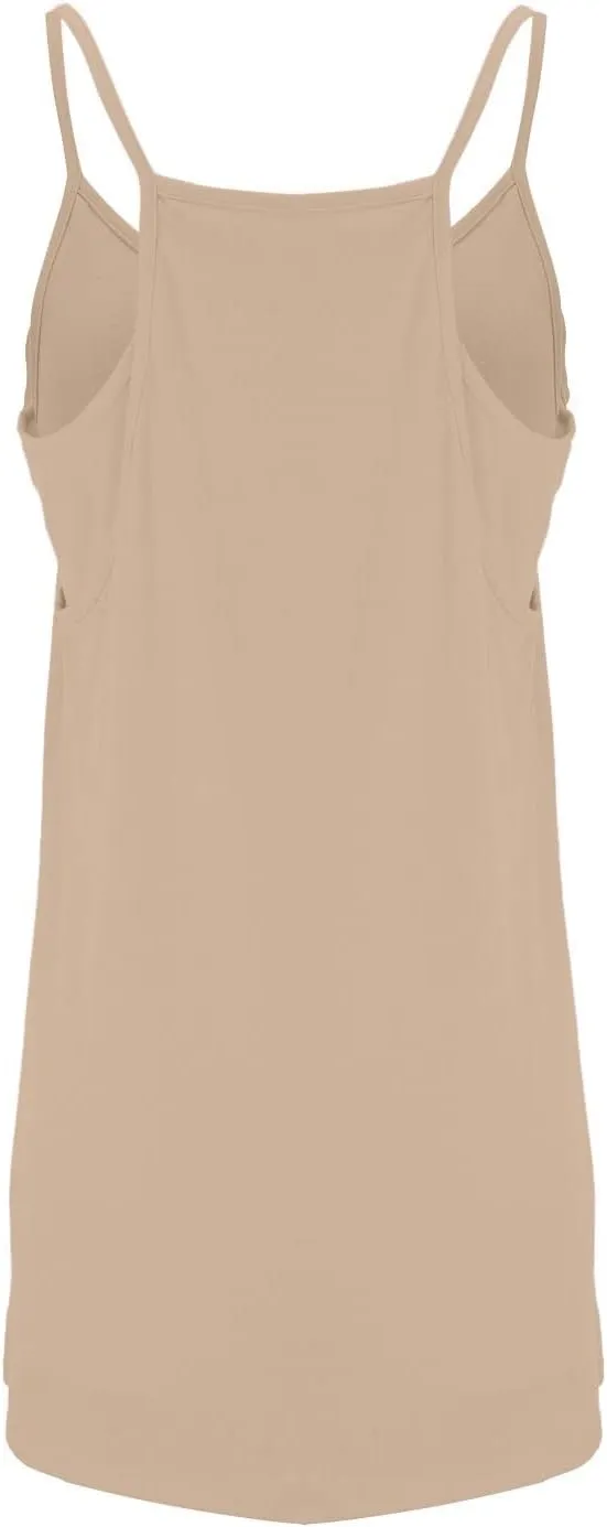 Tennis Dress for Women Built-in Shorts Casual Sleeveless Spaghetti Strap Sundress Workout Athletic Dress with Pocket