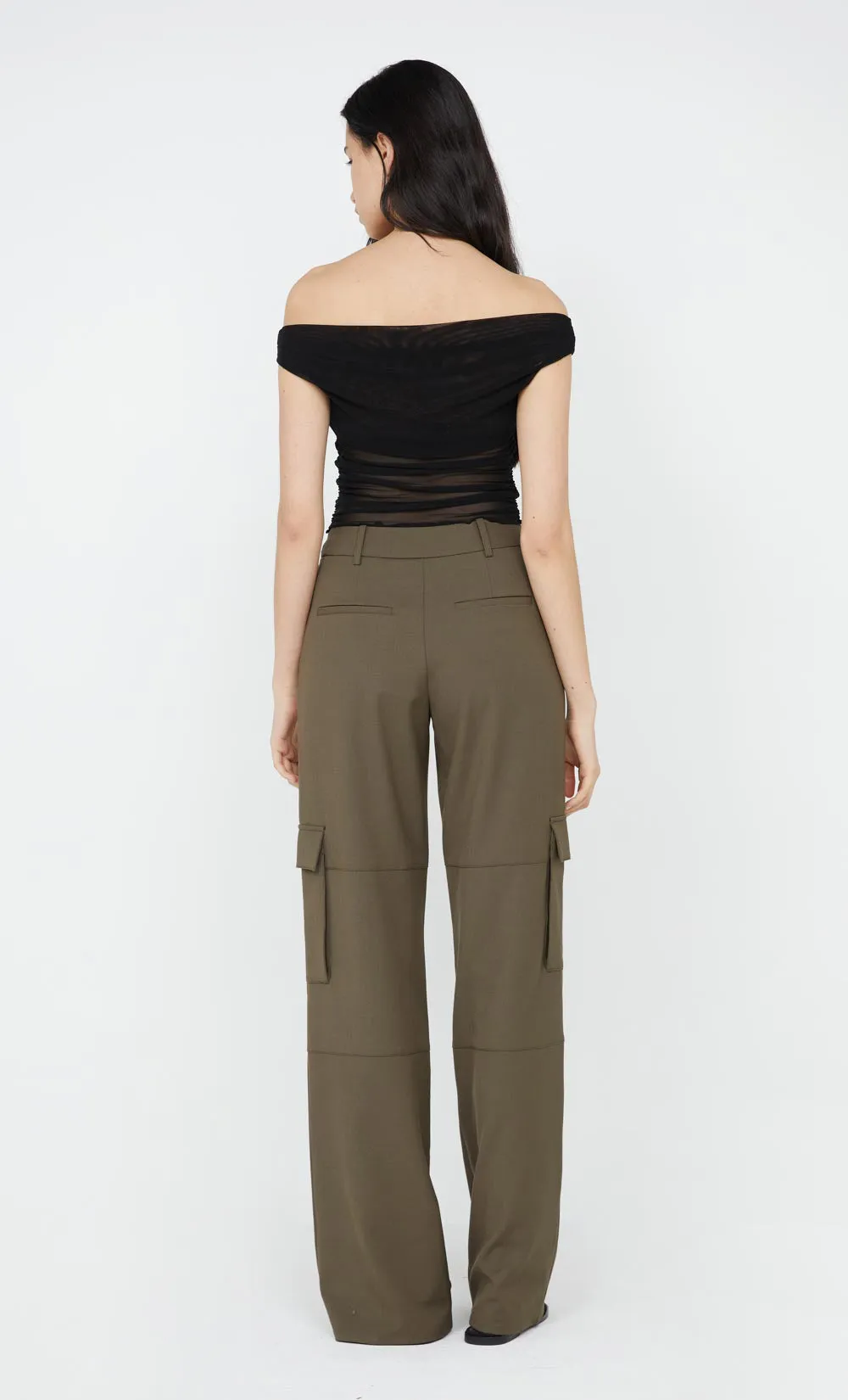 TERI POCKET PANT - OLIVE