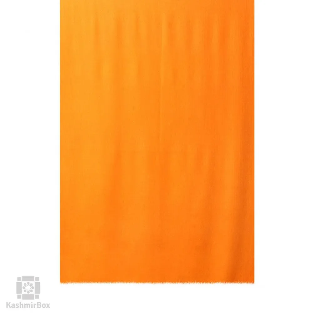 Tiger Orange Basic Woolen Shawl
