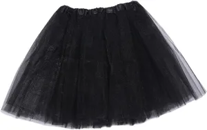 Tutu Skirts for Women Summer 3 Layers Dance Tulle Skirts Lightweight Layered Fancy Costume Solid Color Tie Dye Skirt