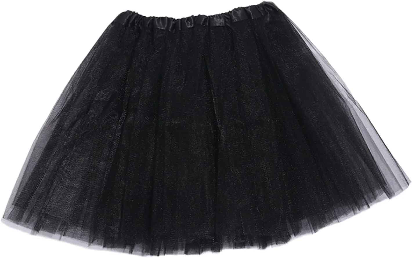 Tutu Skirts for Women Summer 3 Layers Dance Tulle Skirts Lightweight Layered Fancy Costume Solid Color Tie Dye Skirt