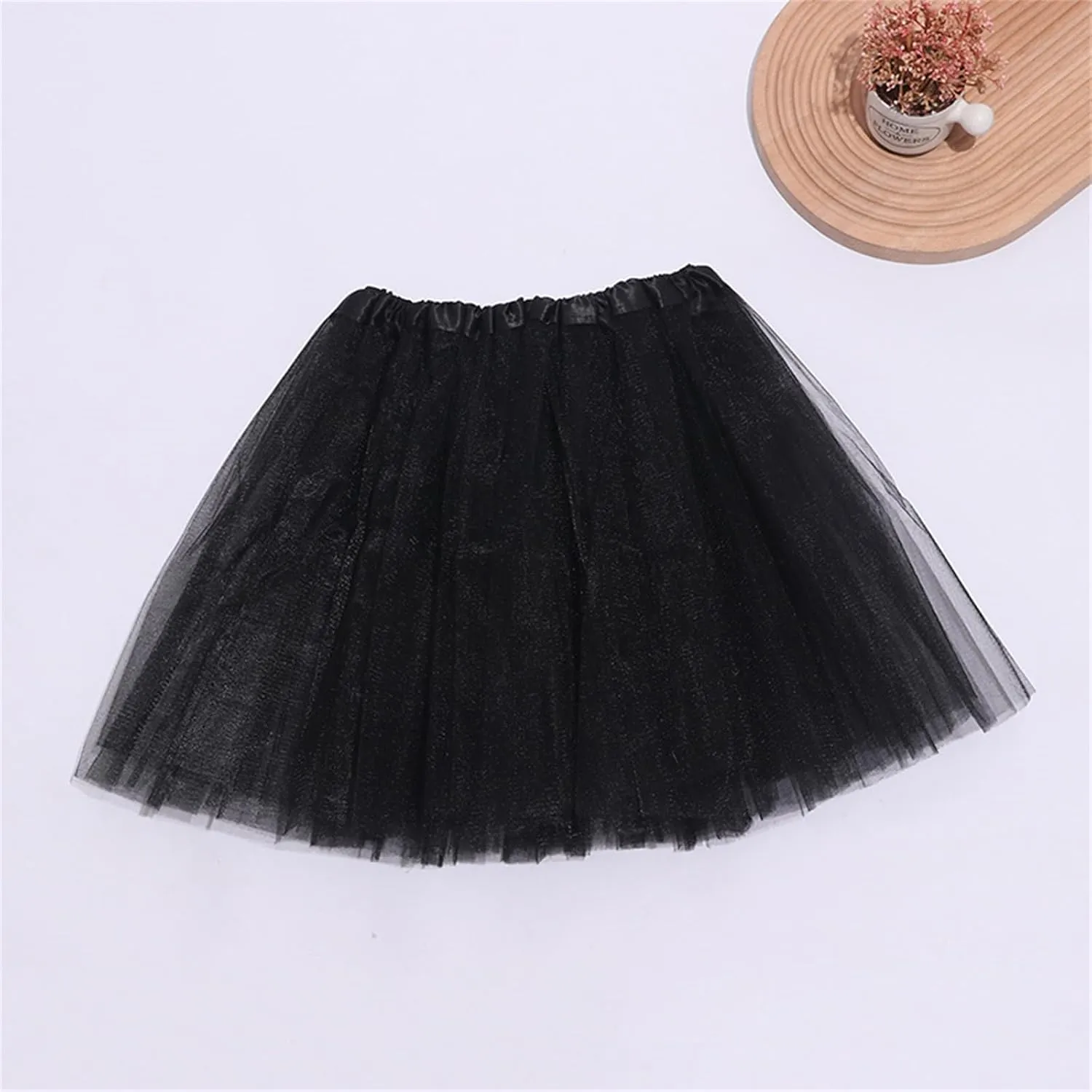 Tutu Skirts for Women Summer 3 Layers Dance Tulle Skirts Lightweight Layered Fancy Costume Solid Color Tie Dye Skirt