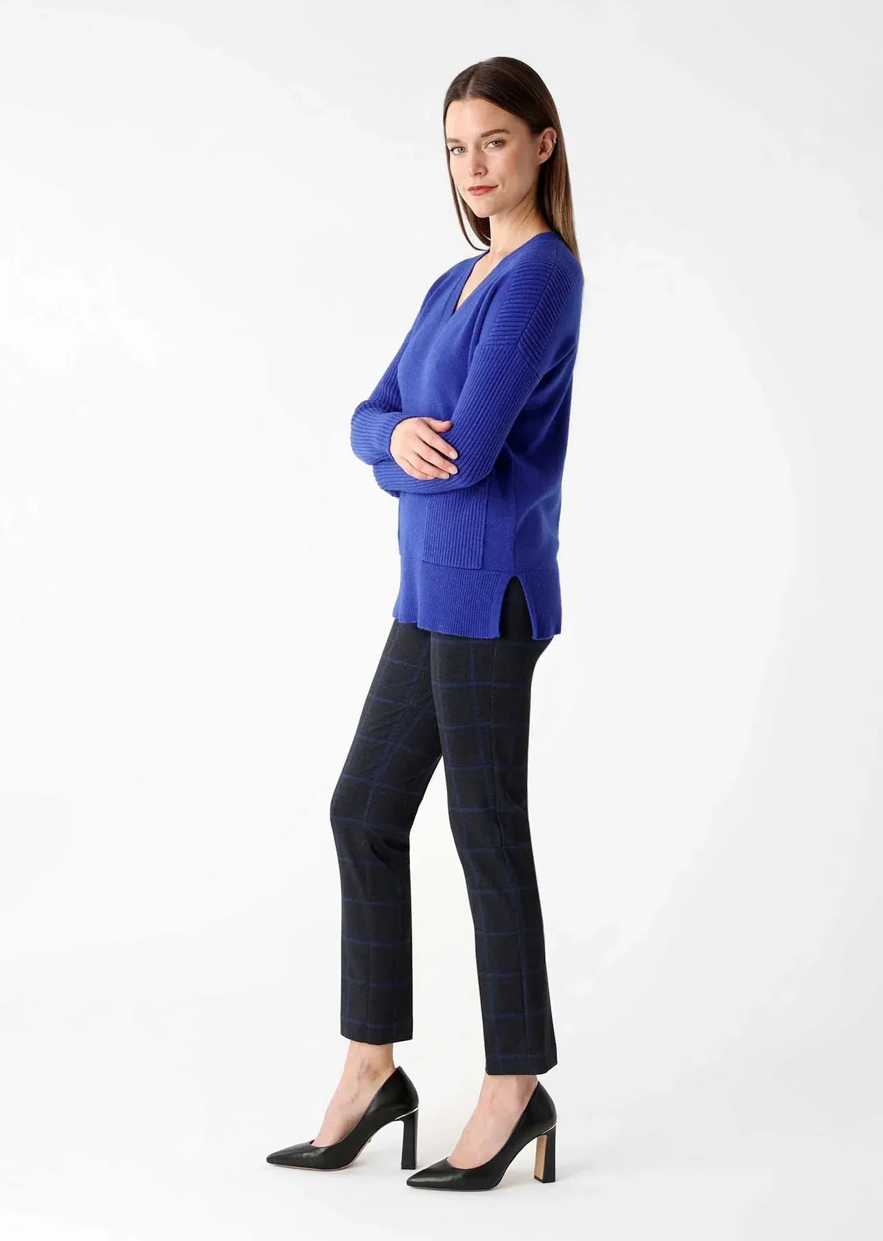 Wexford Check 30" Straight Leg Trouser