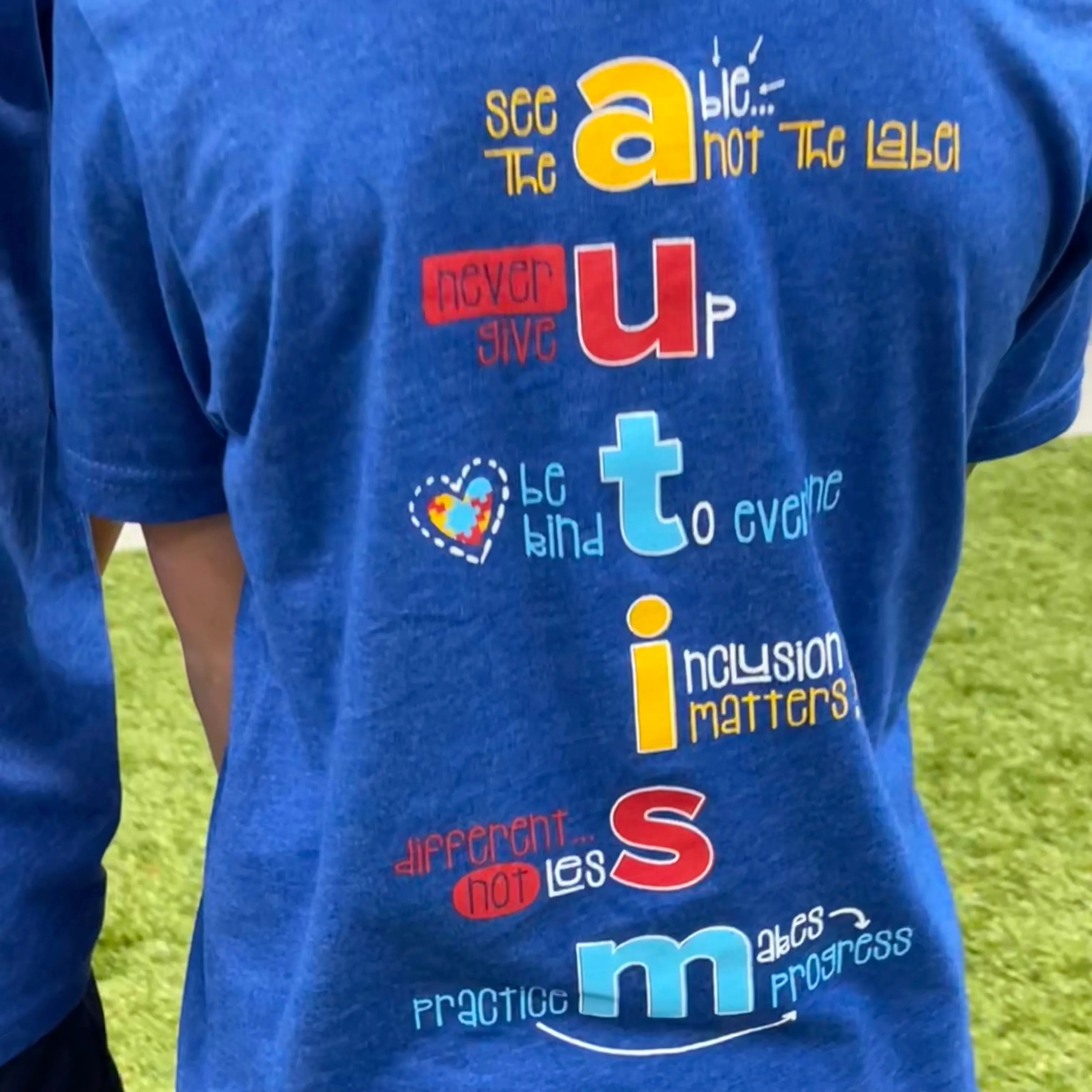 YOUTH Autism Awareness Short Sleeve Tee